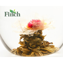 Художественный цветок цветущий чай изготовлен из зеленого чая и календулы Стандарт ЕС 